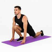 kilimėlis sportui - jogai violetinis