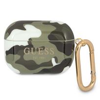 Guess GUAPUCAMA AirPods Pro dėklas žalias/olivinis Camo kolekcija