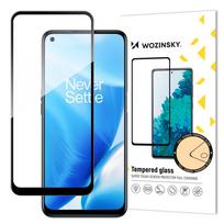 Wozinsky Super Tvirtas Visas Klijai Temperuotas Stiklas Visam Ekranui Su Rėmu - Suderinamas Su OnePlus Nord N200 5G Juodas
