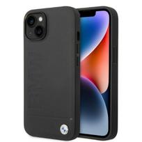 BMW BMHMP14MSLLBK dėklas iPhone 14 Plus 6.7 "juodas / juodas kietas dėklas su parašu ir Magsafe