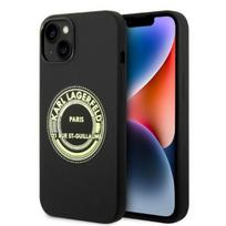 Karl Lagerfeld KLHCP14MSRSGRCK iPhone 14 Plus 6.7 "kieto dėklo juodas / juodas silikonas RSG