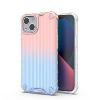 Ombre Protect dėklas iPhone 14 rožinės ir mėlynos spalvos armuotas dėklas