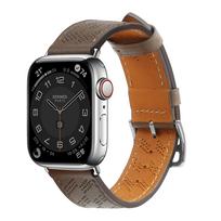 Odinis dirželis Apple Watch 38 / 40 / 41 mm - tamsiai rudas