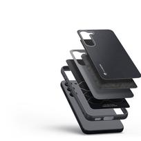Dux Ducis Fino dėklas Samsung Galaxy S23+ su silikono rėmu juodas