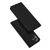 Dux Ducis Skin Pro dėklas Realme 10 Pro+ flip dangtis kortelių piniginė stovėjimo funkcija juodas