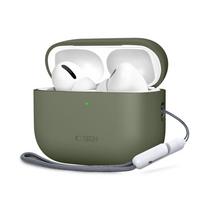 Žalias ausinių dėklas "Tech-Protect Silicone" skirtas Apple Airpods Pro 3