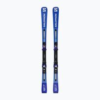 Kalnų slidės Salomon S/Race SL Pro + apkaustai I12 GW race blue/white