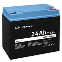 Qoltec LiFePO4 battery 12.8V, 24Ah, 307.2Wh, BM