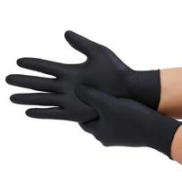 Vienkartinės nitrilinės pirštinės Black, XS dydis, 100 vnt