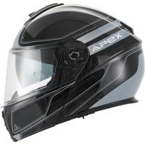 Atverčiamas Šalmas APEX MT300 Sydney Juodas