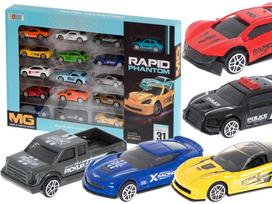 Žaislinių automobilių modeliukų rinkinys