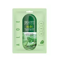 JIGOTT Real Ampoule Mask (Green Tea) – lakštinė kaukė su žaliąja arbata - 27ml