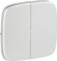 Cover plate Valena Allure - 2-gang switch/push-button - pearl 755029 | 3414970481733