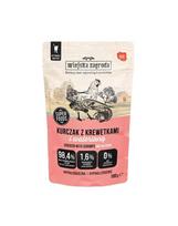 WIEJSKA ZAGRODA Superfoods Vištiena su krevetėmis ir valerijonais, šlapias kačių maistas, 24 x 100 g