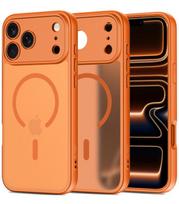 Matinis oranžinis dėklas Apple iPhone 17 Pro Max telefonui "Tech-Protect BasicMag Magsafe"