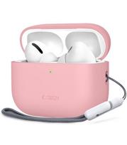 Rožinis dėklas Apple Airpods Pro 3 ausinėms "Tech-Protect Silicone"