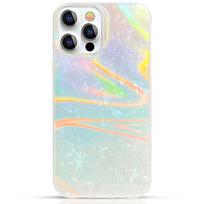 Kingxbar Shell Series prabangus elegantiškas telefono dėklas iPhone 13 Pro perlo mėlynumo