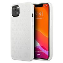 Mercedes Sidabriniai Žvaigždžių Raštas Dangtelis iPhone 13 mini - Balta
