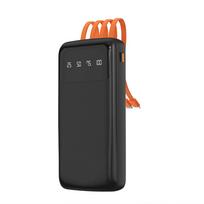 Dudao K6Pro Universalus 10000mAh Power Bank su USB laidu, USB Type C, Lightning Juodas (K6Pro-black)