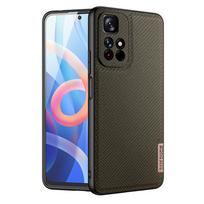 Dux Ducis Fino dėklas, padengtas nailono medžiaga, Poco M4 Pro 5G žalias