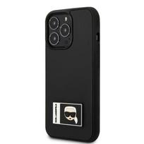 Karl Lagerfeld Ikonik Patch dėklas iPhone 13 Pro Max - Juodas