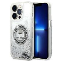 Karl Lagerfeld KLHCP14XLCRSGRS iPhone 14 Pro Max 6.7 "sidabrinis / sidabrinis kietas skydas Liquid Glitter RSG