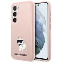 Karl Lagerfeld KLHCS23SSNCHBCP S23 S911 kietas dėklas rožinė/rožinė Silikoninė Choupette