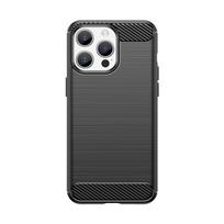 Lankstus anglies rašto dėkliukas iPhone 15 Pro Max - juodas