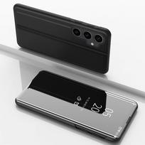 Kietas flip dėklas Samsung Galaxy S23 FE Clear View Case - juodas