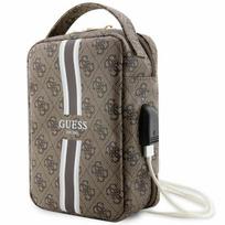 Guess kuprinė GUHBP4RPSW Organizer ruda/ruda 4G Spausdintos juostos