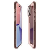 Spigen Crystal Flex dėklas iPhone 15 Pro Max - Rožinis/Permatomas