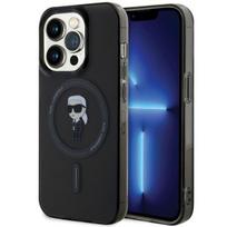Karl Lagerfeld IML Ikonik MagSafe iPhone 14 Pro Max dėklas - Juodas