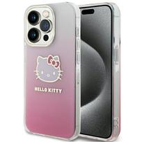 Hello Kitty IML Gradient Electrop Kitty galvos dėklas iPhone 14 Pro - rožinė