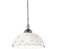 Kolarz 731.32.162 - Pakabinamas šviestuvas ant kabelio NONNA 1xE27/75W/230V skersmuo 36 cm, gėlės formos, rožinio aukso