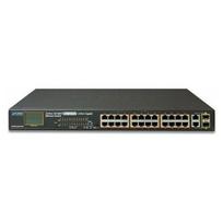PLANET 24-Port 10/100TX 802.3at PoE + 2-Port Gigabit TP/SFP | FGSW-2622VHP | 4711605283731