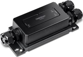 TRENDnet TI-BE200 Outdoor PoE++ Extender, 2-Port Industrial Gigabit | TI-BE200 | 0710931162394