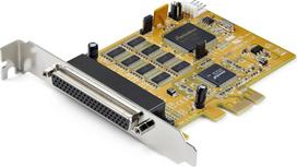 STARTECH.COM 8 Port PCI Express RS232 Serielle adapterkarte - PCIe zu Seriel DB9 RS232 Controllerkarte - 16C1050 UART - 15kV ESD | PEX8S1050 | 0065030888295