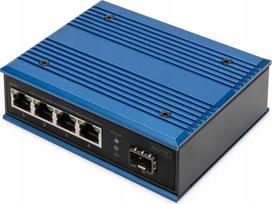 DIGITUS 4-Port Gigabit PoE  Unmanaged + 1 SFP Uplink | DN-651135 | 4016032486053