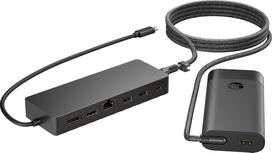 HP Universal USB-C Multiport Hub with 65W Power Adapter Notebook Charger - 2x USB-A, 2x USB-C(65W/Data), DisplayPort/HDMI, RJ-45, 1 year | 9H0H9AA#ABB | 5715063525340