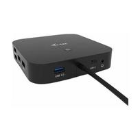 i-tec USB-C Dual Display Docking Station 2x DP LAN AUDIO Power Delivery 100 W + i-tec Universal Charger 100 W | C31DUALDPDOCKPD100W | 8595611703799