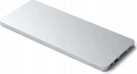 Satechi Slim Dock for iMac 24" USB-C (USB-C 10Gb, USBA-A 10Gb, 2x USB-A, micro/SD card reader, NVMe SATA bay) (Silver) | ST-UCISDS | 810086360413
