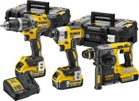 POWER TOOL COMBO KIT DEWALT DCK368P3T-QW (DCH273+DCD796+DCF887) | DCK368P3T | 5054905025410