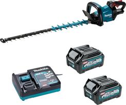 Makita Akku-Heckenschere UH005GD201 XGT, 40Volt, 75cm (blau/Black, 2x Li-Ion XGT Akku 2,5Ah) | UH005GD201 | 0088381743761