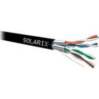 Solarix Kabel instalacyjny Solarix STP, Cat6A, drut, PE, cewka 500m SXKD-6A-STP-PE | 26000040 | 8595684701081