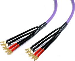 Kabel Melodika Widły - Widły 2.5m fioletowy | 5907609005458 | 5907609005458