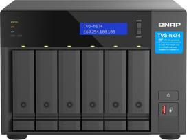 QNAP TVS-H674-I5-32G 6-bay QuTS hero NAS Intel Core i5-12400 6-core/12-thread up to 4,6GHz 32GB SO-DIMM | TVS-h674-i5-32G | 4711103082386