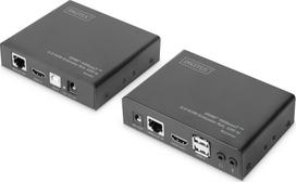 DIGITUS HDMI HDBaseT 2.0 KVM Extender Set, 100 m | DS-55505 | 4016032472667