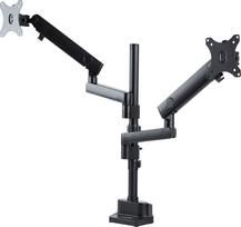StarTech.com Dual  Halter für Tischmontage - Flexible arm für 2x VESA e bis zu 32 Zoll(8kg) - Vertikal Stapelbare Arme | ARMDUALPIVOT | 0065030892537