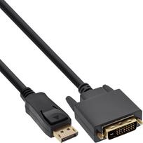 Kabel InLine DisplayPort - DVI-D 2m Black (B-17112) | B-17112 | 4043718290031