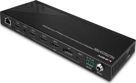 LINDY Extender Transmitter mit HDMI,DP,Typ-C Inputs HDBaseT | 38338 | 4002888383387